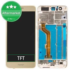 Huawei Honor 8 - LCD Display + Touch Screen + Frame (Gold) TFT