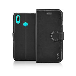 Fonex - Book Identity Case for Huawei P Smart 2019, black