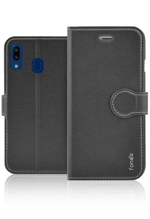 Fonex - Case Book Identity for Samsung Galaxy A20e, black