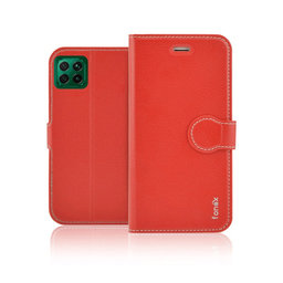 Fonex - Case Book Identity for Huawei P40 Lite, red
