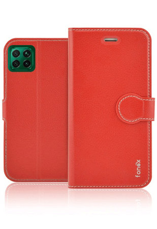 Fonex - Case Book Identity for Huawei P40 Lite, red