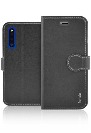 Fonex - Book Identity Case for Samsung Galaxy A41, black