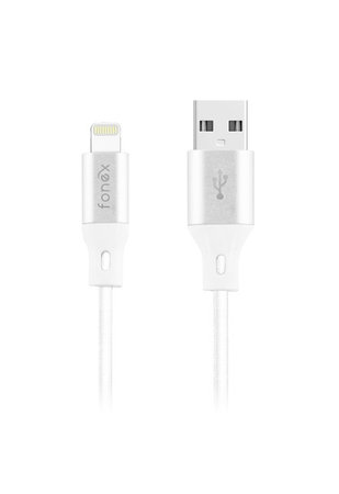 Fonex - Lightning / USB MFI Cable (1.2m), white