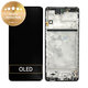 Samsung Galaxy M51 M515F - LCD Display + Touch Screen + Frame (Celestial Black) - GH82-23568A, GH82-24168A, GH82-24166A Genuine Service Pack