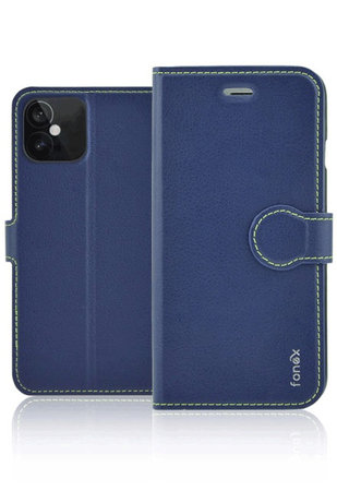 Fonex - Case Book Identity for iPhone 12 mini, blue