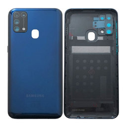 Samsung Galaxy M31 M315F - Battery Cover (Ocean Blue) - GH82-22412A Genuine Service Pack