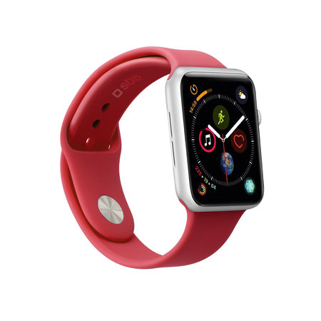 SBS - Bracelet for Apple Watch 44 mm, size S / M, red