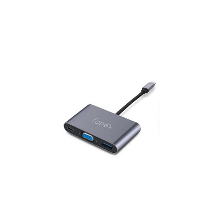 Fonex - USB Hub 3in1, grey