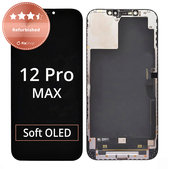 Display for iPhone 12 Pro Max, Touch Screen with Frame, Refurbished