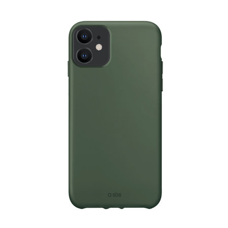 SBS - Case TPU for iPhone 12 mini, recycled, dark green
