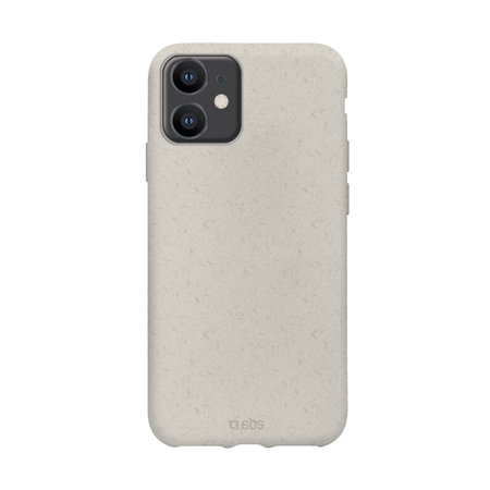 SBS - Case Oceano for iPhone 12 mini, 100% compostable, white