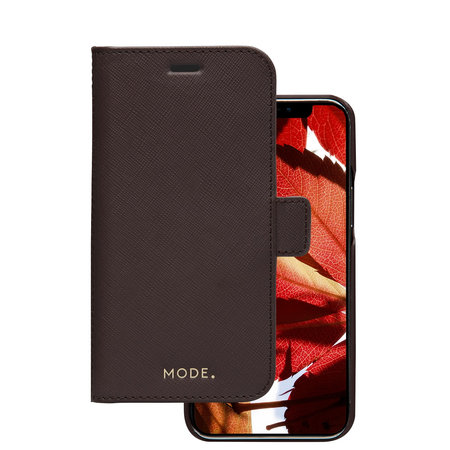 MODE - New York case for iPhone 12/12 Pro, dark chocolate