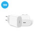USB-C charging adapter, 18W, compatible with Apple