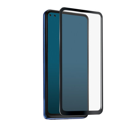 SBS - Tempered Glass Full Cover for Motorola Moto G 5G Plus, black