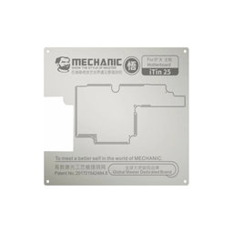Mechanic iTin 25 - Motherboard Steel Stencil For iPhone X