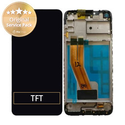 Samsung Galaxy M11 M115F - LCD Display + Touch Screen + Frame (Black) - GH81-18736A Genuine Service Pack
