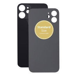 Apple iPhone 12 Mini - Rear Housing Glass (Black)