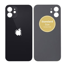 Apple iPhone 12 - Rear Housing Glass (Black)