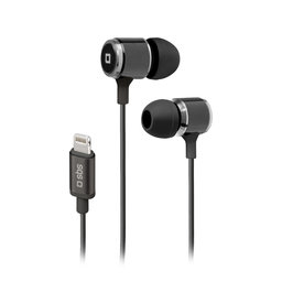 SBS - Headphones with Microphone, Lightning, black