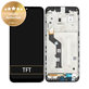 Motorola Moto E7 Plus XT2081 - LCD Display + Touch Screen + Frame (Black) - 5D68C17416 Genuine Service Pack