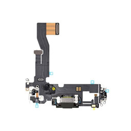 Apple iPhone 12, 12 Pro - Charging Connector + Flex Cable (Black)