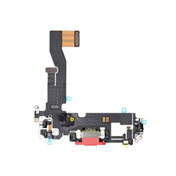 Apple iPhone 12, 12 Pro - Charging Connector + Flex Cable (Red)