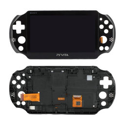 Sony Playstation Vita 2000 - LCD Display + Touch Screen + Frame (Black) TFT
