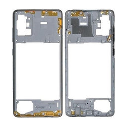 Samsung Galaxy A71 A715F - Middle Frame (Prism Crush Silver) - GH98-44756B Genuine Service Pack