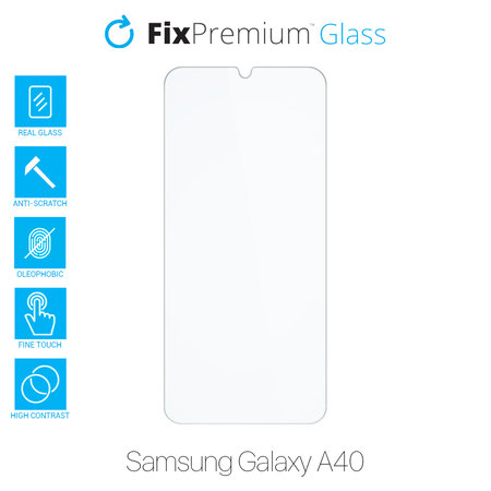 FixPremium Glass - Tempered Glass for Samsung Galaxy A40