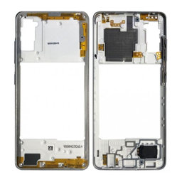 Samsung Galaxy A41 A415F - Middle Frame (Prism Crush Silver) - GH98-45511C Genuine Service Pack