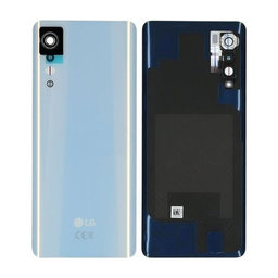 LG Velvet 5G - Battery Cover (Aurora White) - ACQ30087631 Genuine Service Pack