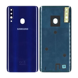 Samsung Galaxy A20s A207F - Battery Cover (Blue) - GH81-19447A Genuine Service Pack