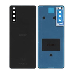 Sony Xperia 10 II - Battery Cover (Black) - A5019526A Genuine Service Pack