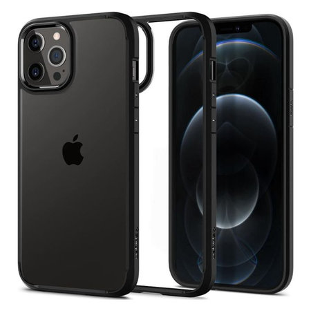 Spigen - Case Ultra Hybrid for iPhone 12 & 12 Pro, black