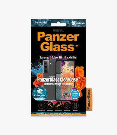 PanzerGlass - Case ClearCase AB for Samsung Galaxy S21, black