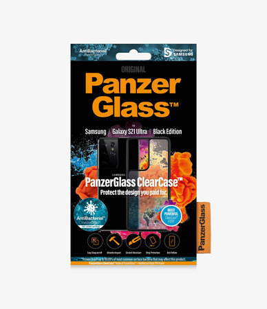 PanzerGlass - Case ClearCase AB for Samsung Galaxy S21 Ultra, black