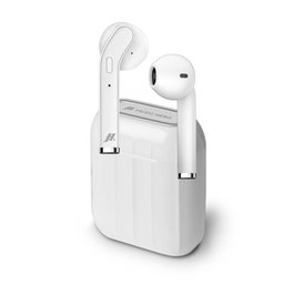SBS - TWS Wireless Headphones with Charging Case 300 mAh, white