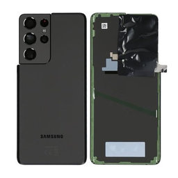 Samsung Galaxy S21 Ultra G998B - Battery Cover (Phantom Black) - GH82-24499A Genuine Service Pack