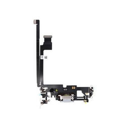 Apple iPhone 12 Pro Max - Charging Connector + Flex Cable (Silver)