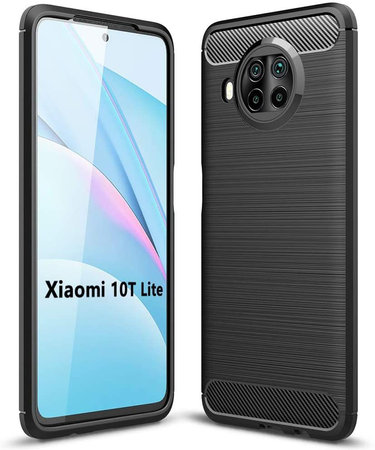 Tech-Protect - TPU Carbon case for Xiaomi Mi 10T Lite, black