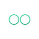 Apple iPhone 11, 12, 12 Mini - Rear Camera Lens Frame (Green) - 2pcs
