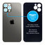 Apple iPhone 12 Pro Max - Rear Housing Glass with Bigger Camera Hole (Graphite)