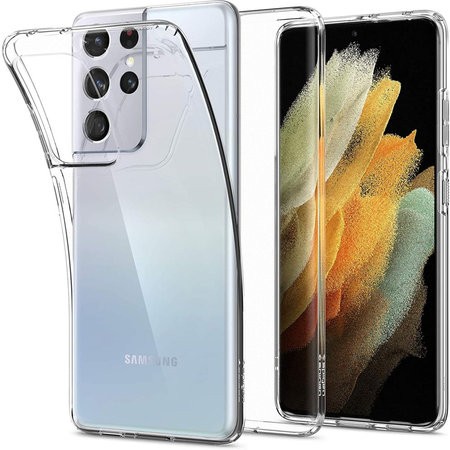 Spigen - Liquid Crystal Case for Samsung Galaxy S21 Ultra, transparent