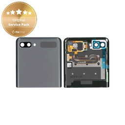 Samsung Galaxy Z Flip 5G F707B - LCD Display + Touch Screen + Frame (External) (Mystic Gray) - GH96-13806A Genuine Service Pack