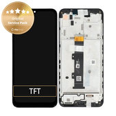 Motorola Moto G30 XT2129 - LCD Display + Touch Screen + Frame (Phantom Black) - 5D68C18187 Genuine Service Pack