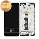 Motorola Moto G30 XT2129 - LCD Display + Touch Screen + Frame (Phantom Black) - 5D68C18187 Genuine Service Pack