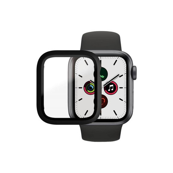 PanzerGlass - Tempered Glass Full Body AB for Apple Watch 4, 5, 6, SE (1st gen) & SE (2nd gen) 40mm, black