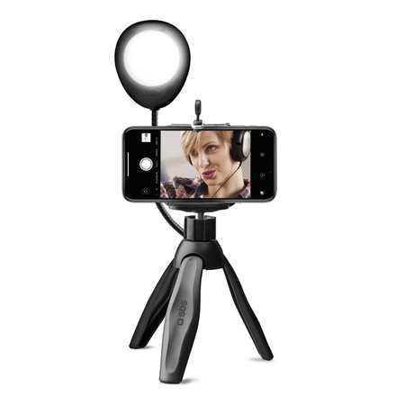 SBS - Tripod Tripod with Selfie Light, Wireless Trigger