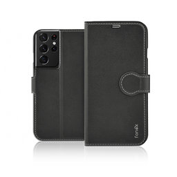 Fonex - Case Book Identity for Samsung Galaxy S21 Ultra, black