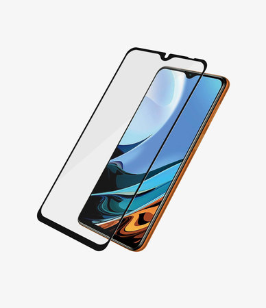 PanzerGlass - Tempered Glass Case Friendly for Xiaomi Redmi 9T, Poco M3, black